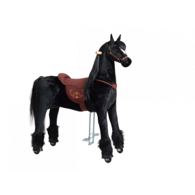 Ebony Ponnie XL Mechanical Horse on Wheels