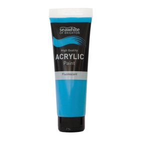 250ml Flourescent Acrylic Paint Blue | Creative Activity