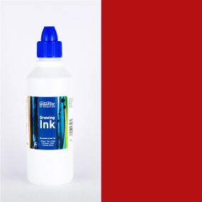 Art Ink - Brilliant Red / 500ml Bottle   | Creative Activity