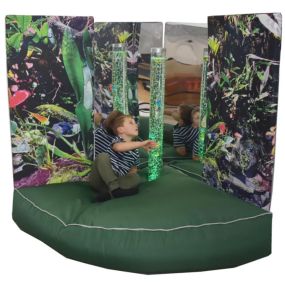 Rainforest Themed Bubble Tube Corner Set | Multi-Sensory | Creative Activity