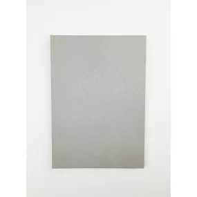 A4 Portrait Coloured Cloth Cover Sketchbook 92 pages 140gsm Grey Crush