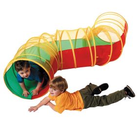 2.8m Zig-Zag See Through Play Tunnel  | Creative Activity