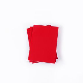 A5 Portrait Starter Sketchbook Laminated Red Cover 40 pages 140gsm