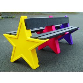 8 Person Star Bench