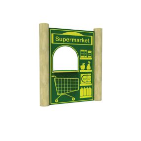 Large Role Play Activity Panels - Supermarket Panel with 2x posts | Creative Activity