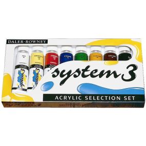 System 3 Selection Set 59ml tubes - pack of 8 | Creative Activity