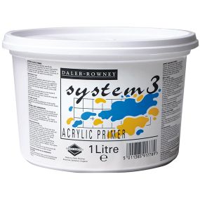 System 3 Acrylic Primer 1 Litre | Creative Activity