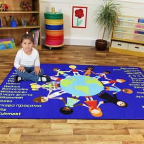 Children of the World Welcome Mat