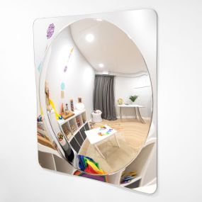 Giant Single Dome Acrylic Mirror Panel - 780mm 