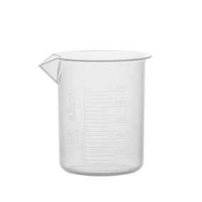 Beaker, Polypropylene, Squat, 100ml (Pack of 10)