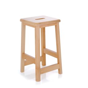 Solid Beech Stool H560mm  | Creative Activity