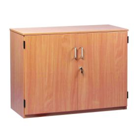 Lockable Storage Cupboard 750 - Maple h768mm c/w 2 adj sh | Creative Activity