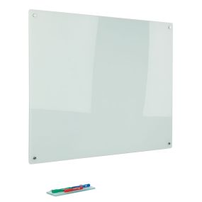 White Magnetic Glass Writing Boards W650 x H1000mm | Creative Activity