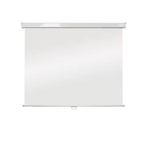 Manual Wall-Mounted Projection Screen W1250 x H1250mm Borderless | Creative Activity