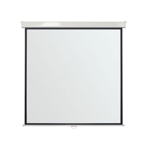 Manual Wall-Mounted Projection Screen W1500 x H1500mm with Borders | Creative Activity