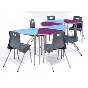 Pie Mobile Table 755 X 660 X H710mm - Pu Edge | Creative Activity