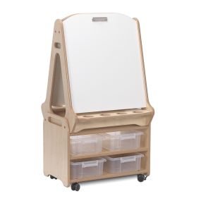 2-in-1 Art Easel and Storage Trolley | Creative Activity