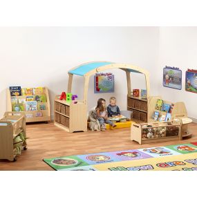 Tall Den Cave Set - Blue Roof | Creative Activity