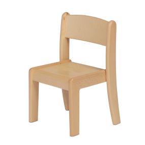 Beech Stacking Chair - Pack of 4 (Seat H260mm) | Creative Activity