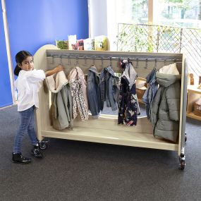 Tuf2™ Classroom Cloakroom Trolley Maple | SPIM Classroom Furniture | Creative Activity