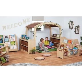 Cosy Reading Zone Area - Taupe roof without baskets | Creative Activity