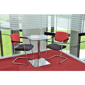 Topaz Fully Upholstered Chair with Cantilever Frame and Arms | Creative Activity