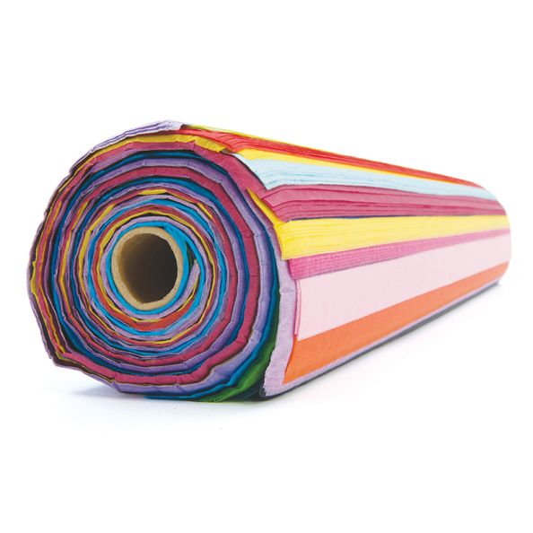 Bleed Resistant Tissue Paper Roll Assorted 760 x 500mm 200pk | Creative Activity