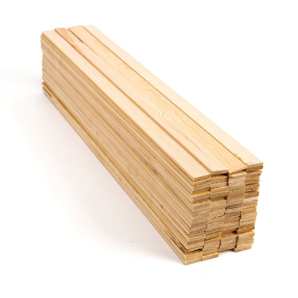 Narrow Strip Wood 25mm x 5mm | Creative Activity