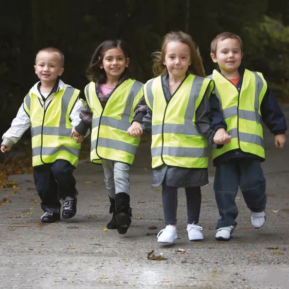 Dressing Up Construction High Visibility Vests 4pk | Educational Resources - Art & Craft | Creative Activity