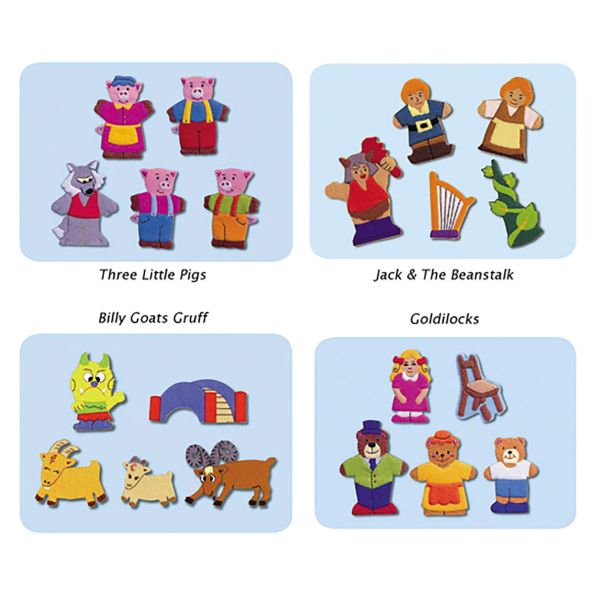Fairytale Finger Puppets Set 20pcs