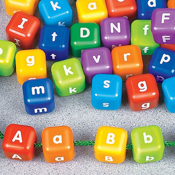 Alphabet Threading Beads | Creative Activity