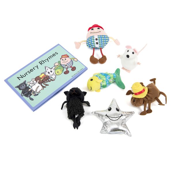 Nursery Rhyme Role Play Finger Puppet Set 6pcs | Creative Activity