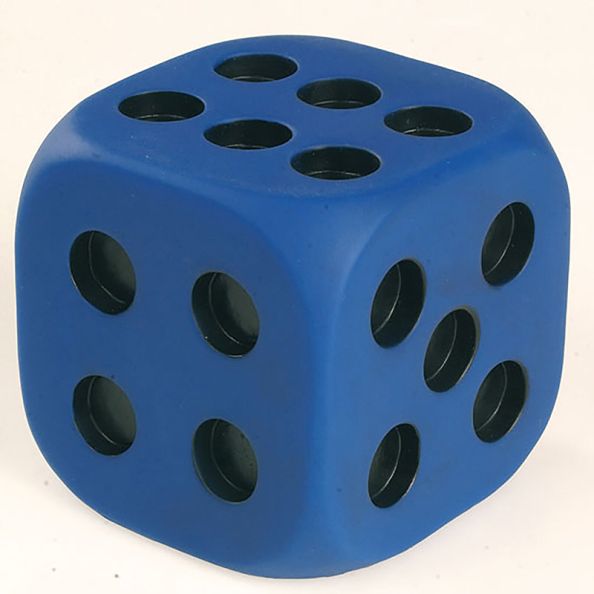 Giant Rubber Dots Dice With Indented Dots | Creative Activity