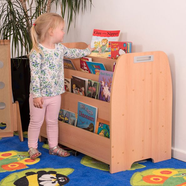 Double Sided Mobile Bookcase Storage Unit | Creative Activity