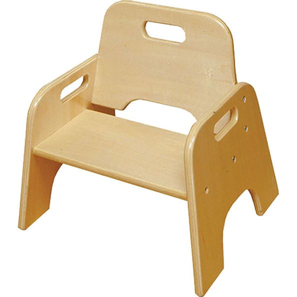 Toddler Wooden Chair Seat height 130mm 4pk | Creative Activity