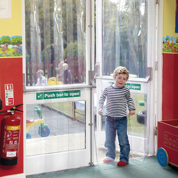 Free Flowing Transparent Curtains - W984mm | Creative Activity