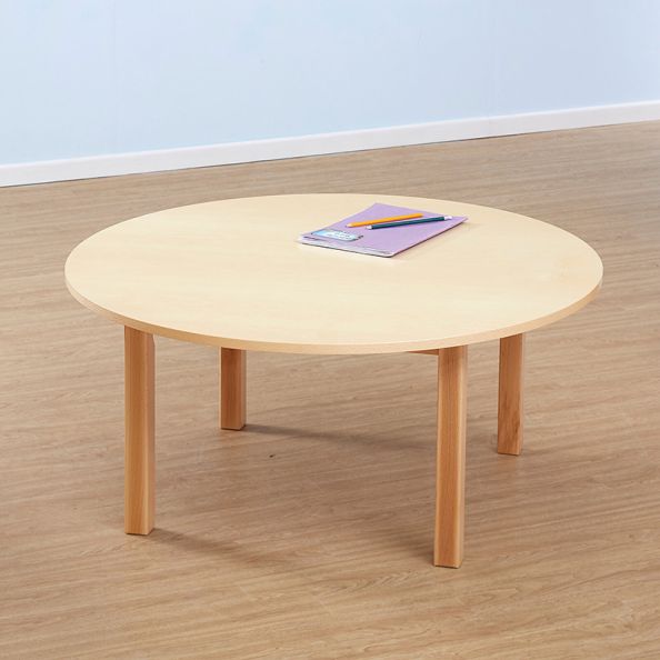 Beech Veneer Round Classroom Table H53cm | Creative Activity