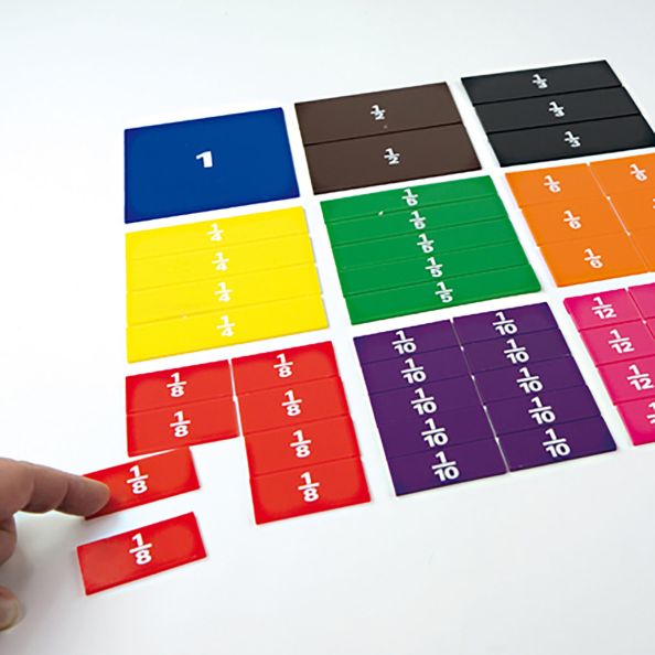 Printed Proportional Fraction Squares 51pcs
