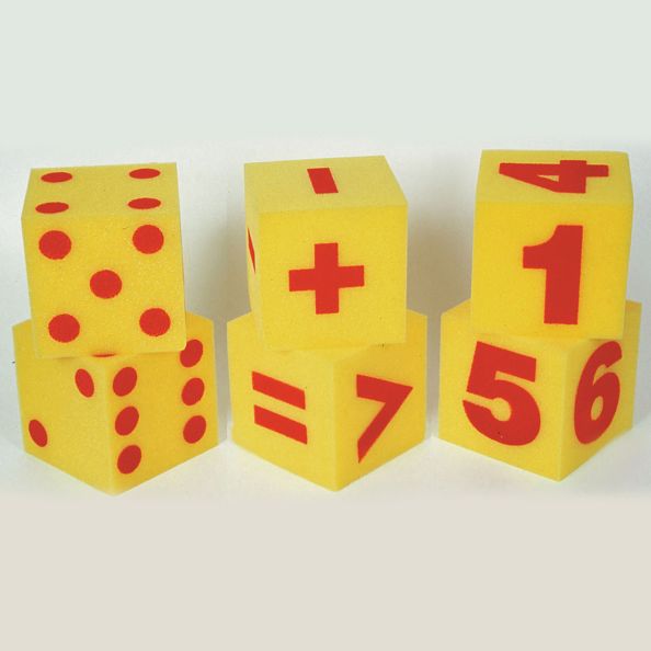 Giant Soft Foam Dice Set 6pcs