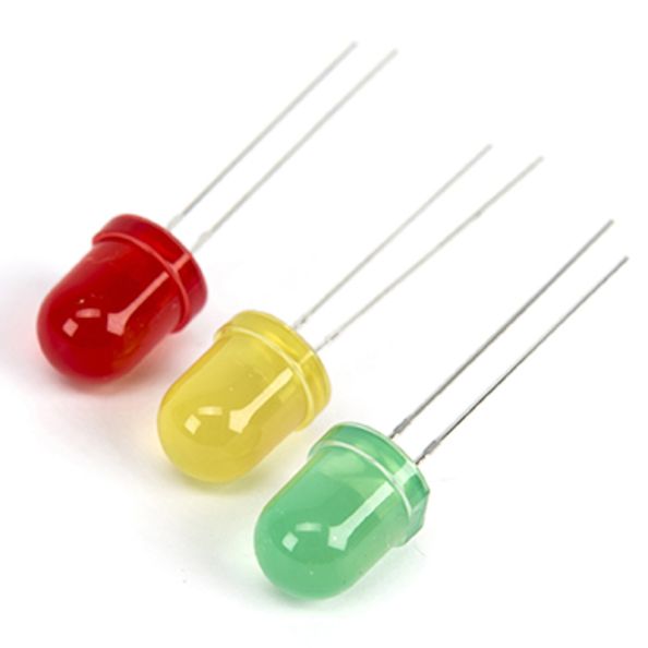 8mm Coloured LEDs 30pk | Creative Activity