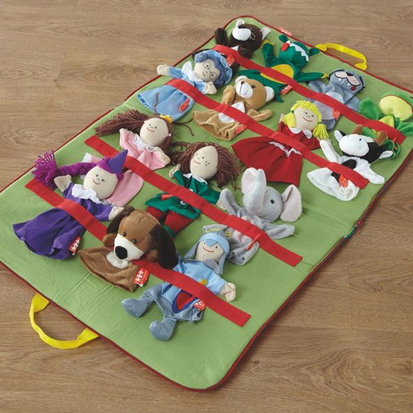 Role Play Carry Along Puppets Set 14pcs | Creative Activity