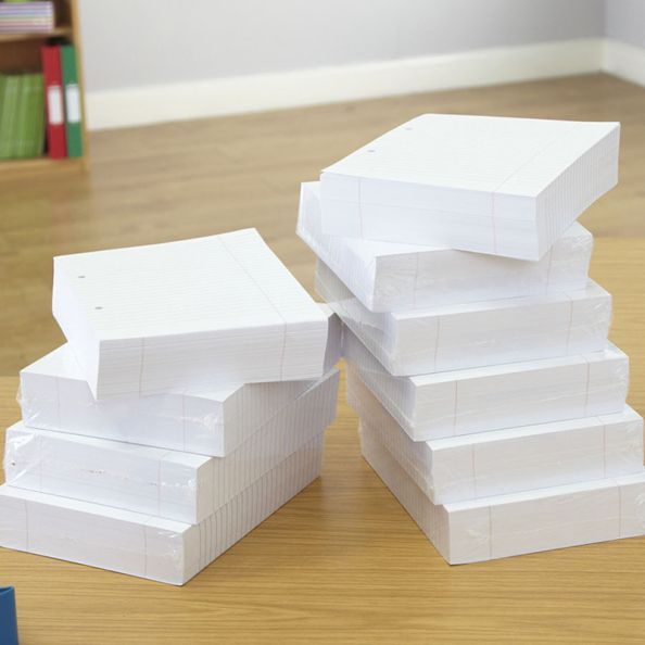 A4 Choice Exercise Papers 8mm Ruled 500pk | Creative Activity