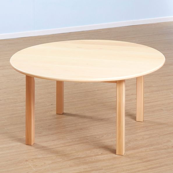 Solid Beech Circular Classroom Table H40cm | Creative Activity