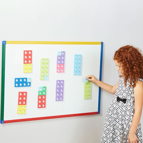 Coloured Magnetic Number Frames 80pcs | Creative Activity