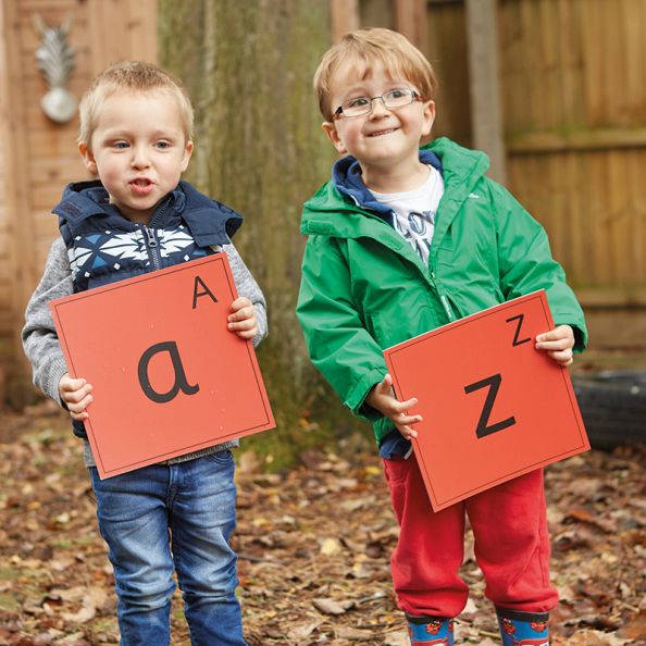 Giant Outdoor Alphabet Mats | Creative Activity