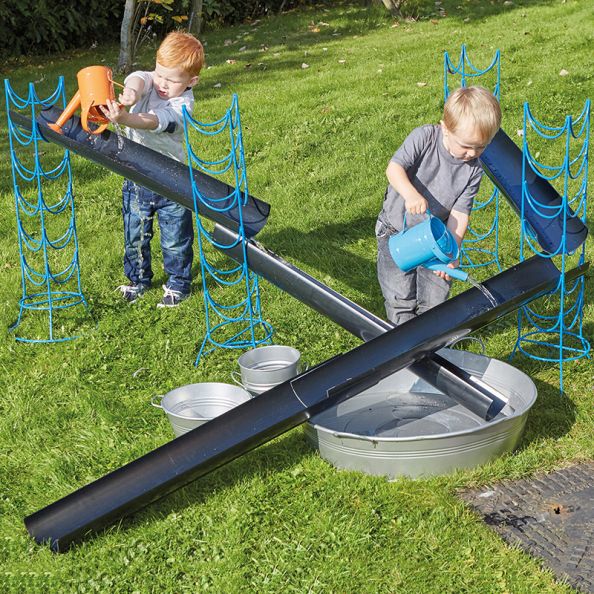 Outdoor Jumbo Guttering & Channelling Stands 4pk | Creative Activity