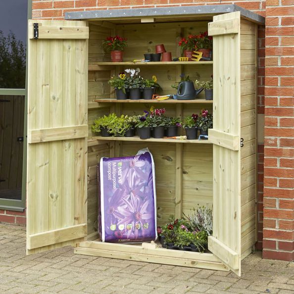 Outdoor Wooden Storage Cupboard | Creative Activity