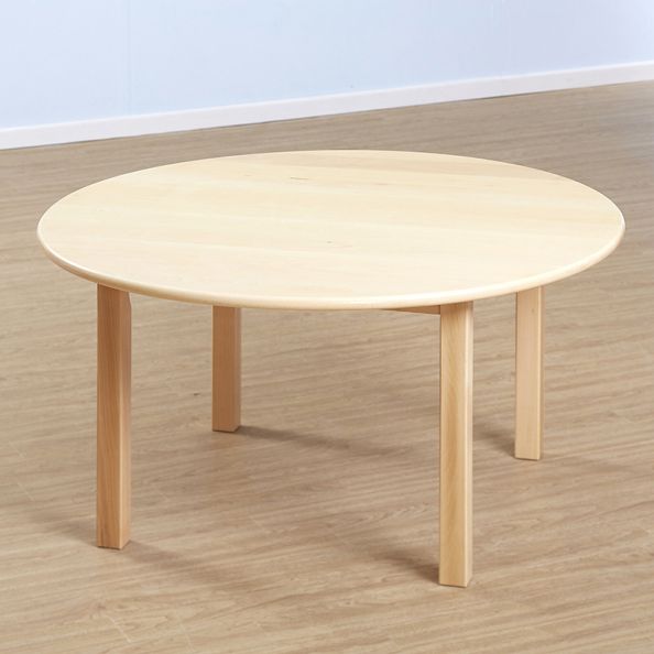 Solid Beech Circular Table & Chairs Set | Creative Activity