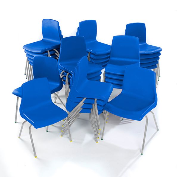 NP Classroom Chairs 30pk Seat height 430mm Green | Creative Activity