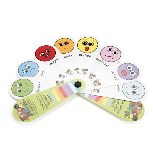 Emotion Faces Fan 6pk | Creative Activity